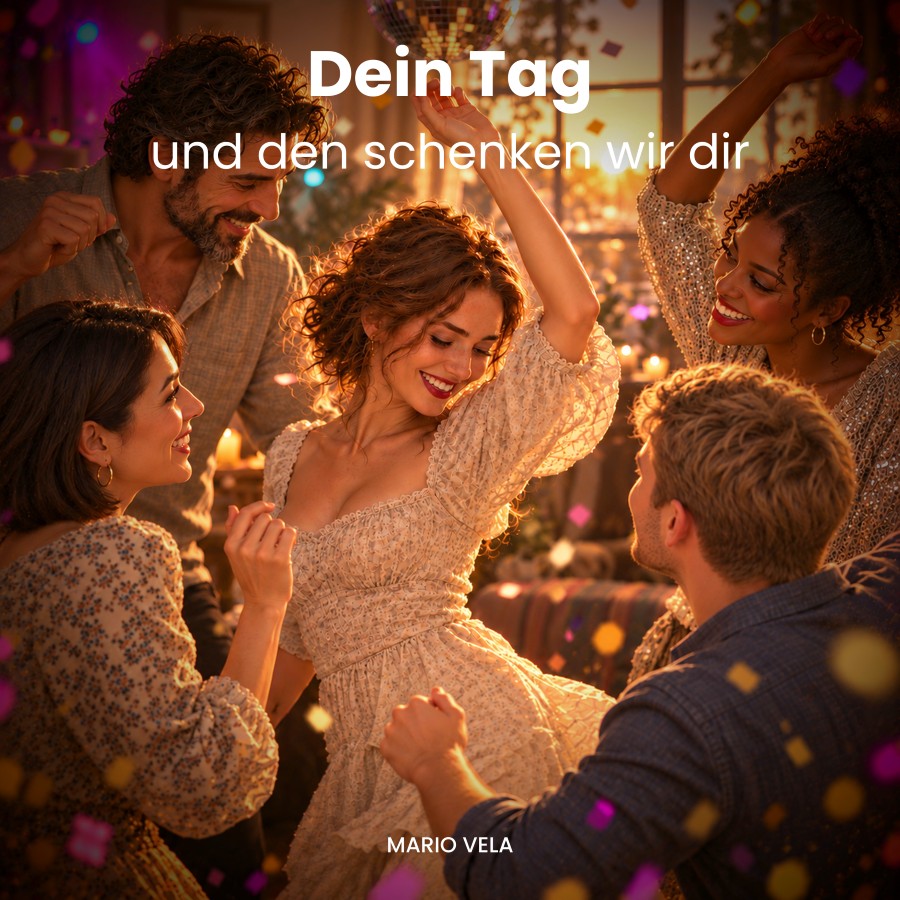 Dein Tag und den schenken wir dir - Mario Vela. AI-generated cover artwork